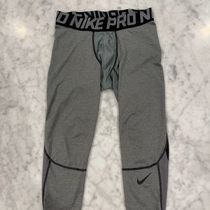 Nike Pro Men's Tights Grey/Black